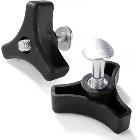 2 Ensembles Bouton De Poignée De Tondeuse À Gazon Écrou Boulon, Poignée Triangulaire De Fixation Pour Tondeuse À Gazon, Outils De Jardinage