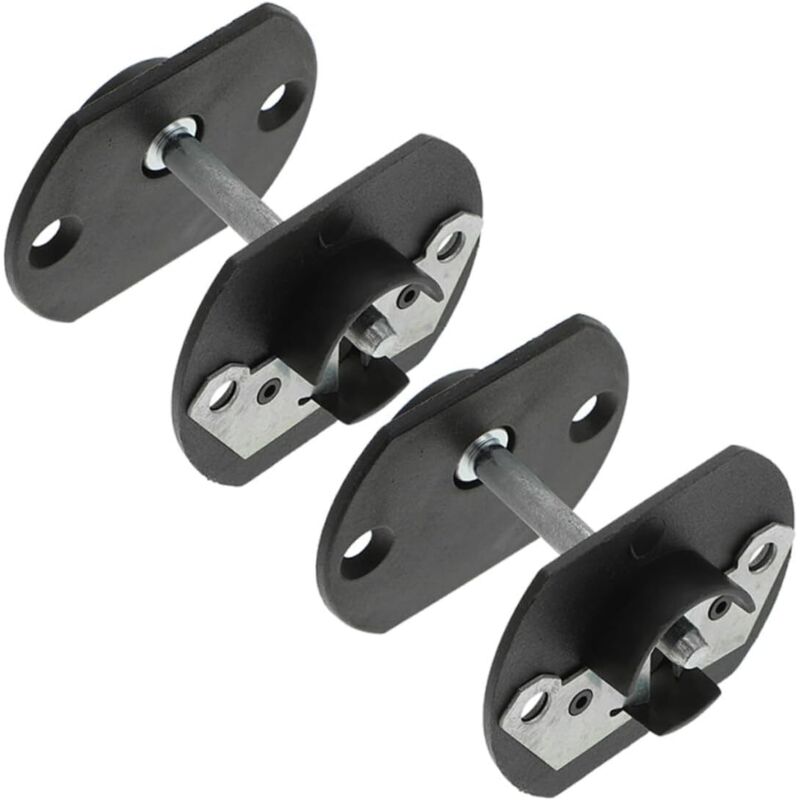 2 Ensembles Connecteurs de Canapé Sectionnel Lot Attaches Robustes PE et Fer pour Meubles de Salon Clips pour Fixation Stable Canapés Angle