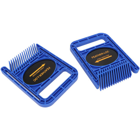 2 Ensembles de Guide de Sciage Réglable pour Scie sur Table, Accessoire d'Extension pour Table de Défonceuse et Guides de Coupe, Outil Bleu