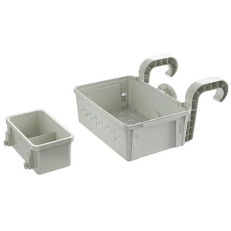 2 Ensembles de Panier de Rangement de Bord de Piscine, avec Porte-Gobelets pour Piscine Hors Sol