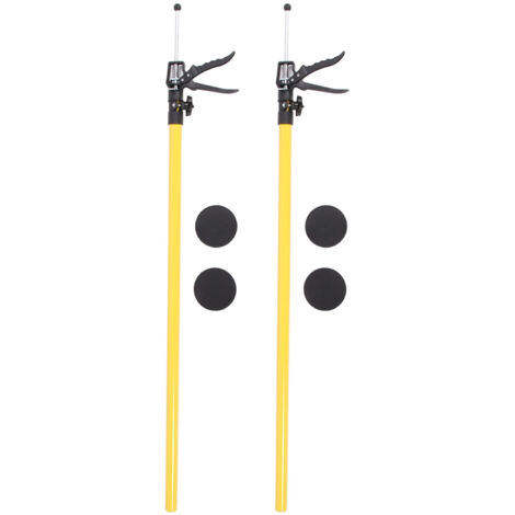 2 ensembles de tiges de Support d'armoire 115-290cm, poteau de charge extensible de 40kg pour l'installation d'une armoire et d'un placard