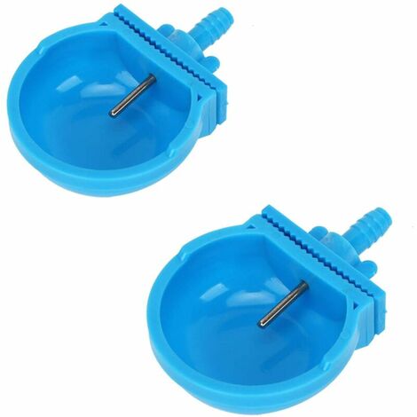 2 Ensembles Lapin Abreuvoir Lapin Abreuvoir Lapin Potable Bol Alimentation Bol Ferme Cage Accessoires Fournitures pour Rongeur Animal -,