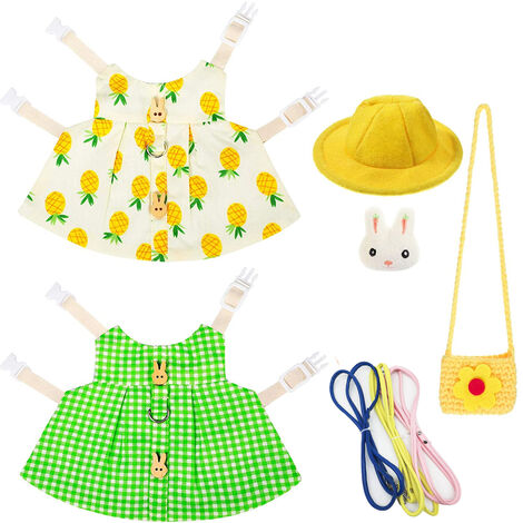 2 Ensembles Petit Animal Harnais Gilet Et Laisse Ensemble Petit Pet Poitrine Harnais Gilet Marche Gilet Harnais Pour Lapin Furet Lapin Tasse À Thé Caniche Chaton