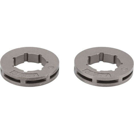 2 Ensembles Pour Tronçonneuse Chaîne 3/8" 7 Dents Compatible Modèles 55 262XP 455 460 --Crezuo