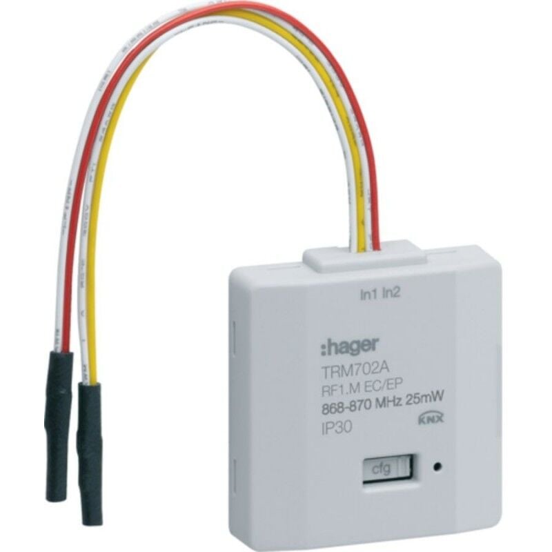 Hager - TRM702A Module 2 entrEes pile knx radio
