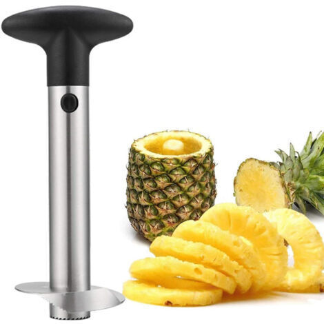 2 éplucheurs d'ananas multifonctionnels en acier inoxydable