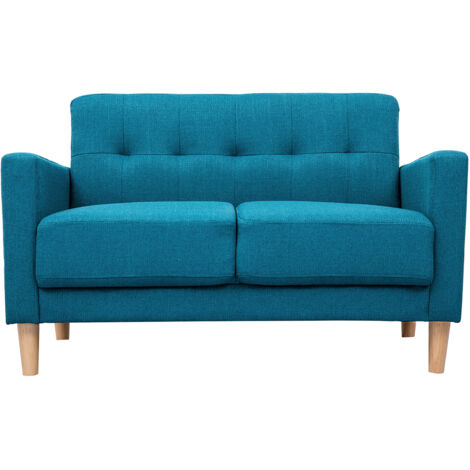 2-er Designer-Sofa MOON entenblau