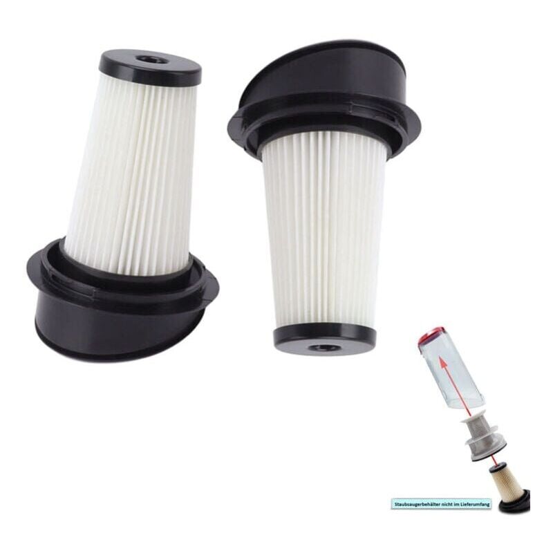 Image of 2 Ersatzfilter für Rowenta RH6543 RH6545WH Air Force Light Broom Staubsauger ZR005201