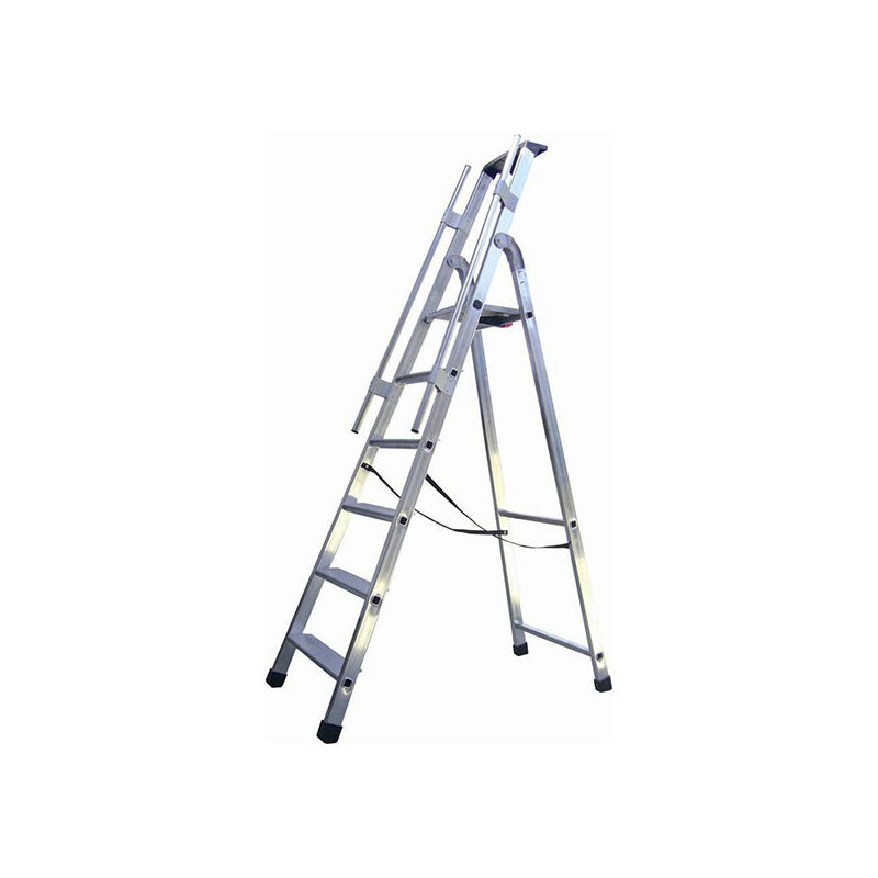 Matisère - Escabeau grande hauteur 7 marches - Hauteur max. de travail 3.59m - Q60/7M