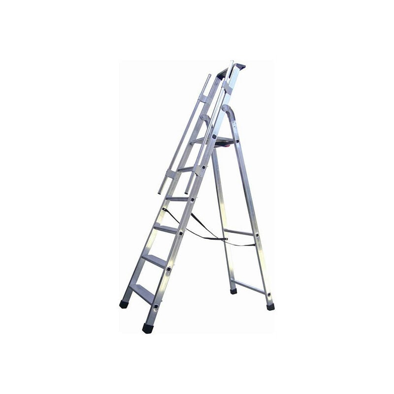 Escabeau grande hauteur 5 marches - Hauteur max. de travail 3.12m - Q60/5M