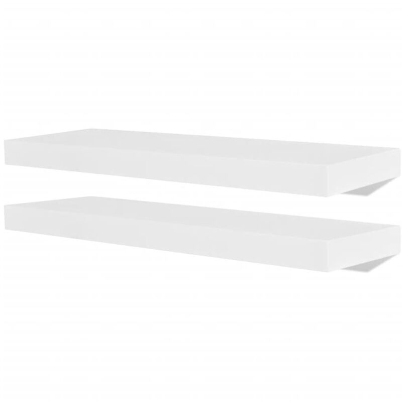 

vidaXL Estantes de Pared Blanco 4 Unidades 60 cm - Blanco