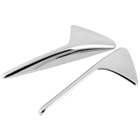 2 étiquettes de protection pour couvre-caméra latérale, accessoire compatible Tesla Model 3 2018-2019, remplacement de capteur de vision, housse de caméra latérale en ABS, paire de protections.