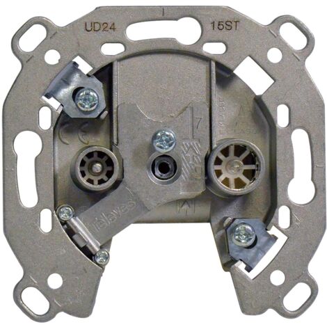 2-fach Durchgangsdose AD: 15 dB 5-2400 MHz, TV/RF+SAT UD2415ST