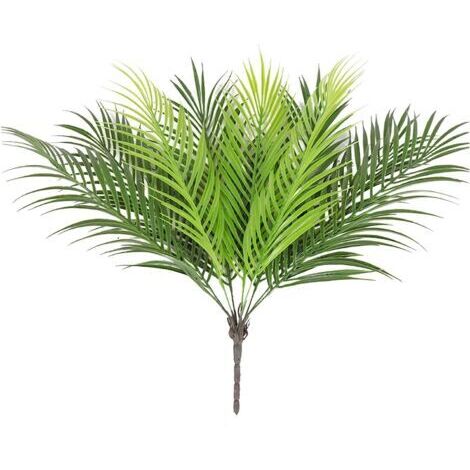 2 fausses plantes plantes décoratives de fête sur le thème de la plage de la jungle hawaïenne