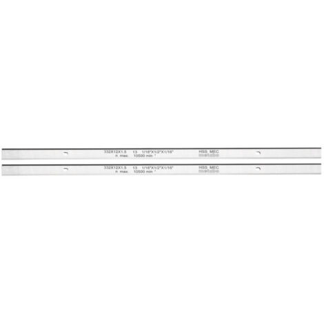 2 fers de rabot HSS, pour DH 330/316 - METABO 0911063549