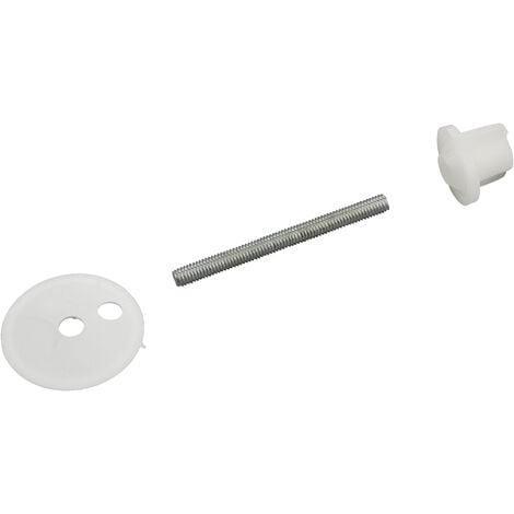 2 Fijaciones Tapa de WC GEDY Tornillo 6x70 mm - Arandela Plástica NOYON & THIEBAULT