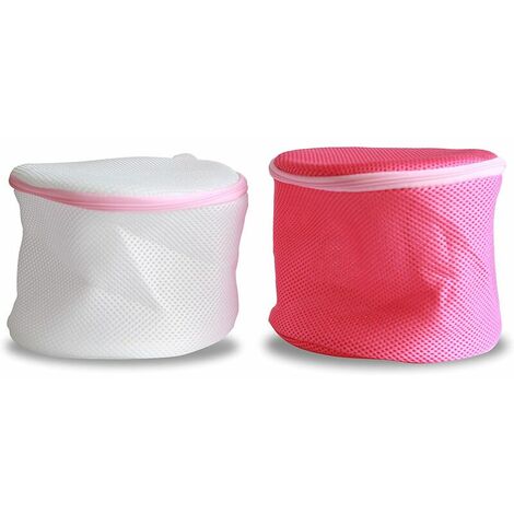 2 Filets Linge (Sac de Lavage) spécialement conçu pour Vos Soutien Gorge, Taille L 17x16 cm，HANBING
