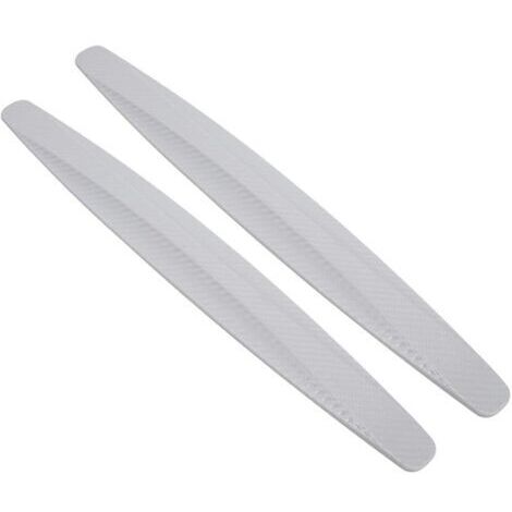 2 films de protection pour pare-chocs de voiture, bandes adhésives d'angle en fibre de carbone pour protéger la carrosserie.