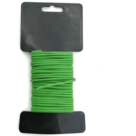 2 fils de fer de jardin 2,5 mm x 10 m, attache flexible pour plantes, maillon G