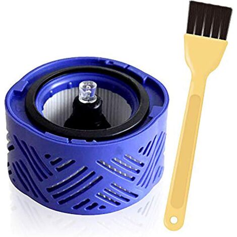 2 - Filtre Aspirateur - Filtre Lavable - Compatible Dyson V6 DC58 DC59 - Entretien Moteur et Filtration - Pour Maison et Animaux - Gris - 10x8cm