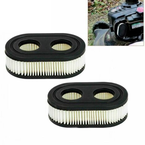 2 filtres à air avec couvercle de filtre à air pour moteurs Briggs &amp Stratton 550E 575EX 575IS 625EXI 650EXI 675EXI 675IS Remplace 594106 798339 798452 593260 093000 tondeuses à gazon