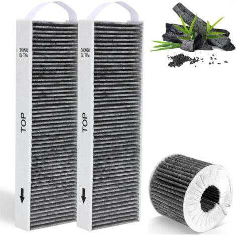 2 filtres à charbon actif pour hotte aspirante Bora Pure PUAKF, compatible avec les hottes Bora X Pure/S Pure/PURU et PUXU à recirculation. Accessoires de remplacement pour filtres de hotte