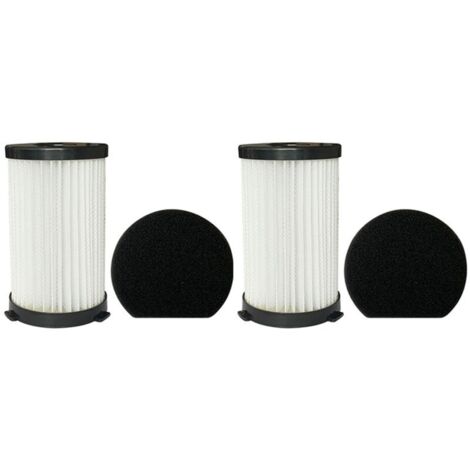 2 filtres HEPA lavables et remplaçables et une éponge pour aspirateur filaire AquaForge D600 D601