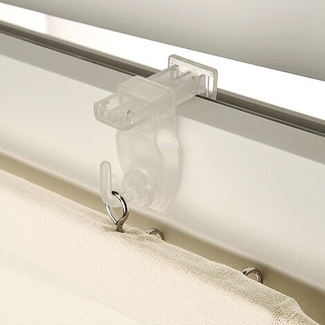 2 Fixations à serrer pour store bateau - transparent - B1