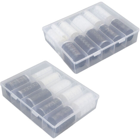 2 Flacons d'Autocollants Transferts pour Vernis à Ongles - Motifs Dentelle Noir et Blanc - Décorations Stickers Manucure