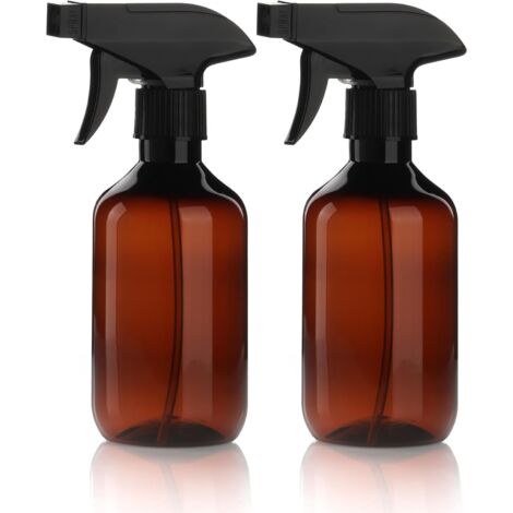 2 Flacons pulvérisateurs, 300ml, PET et PP, buse réglable, pour jardinage et nettoyage