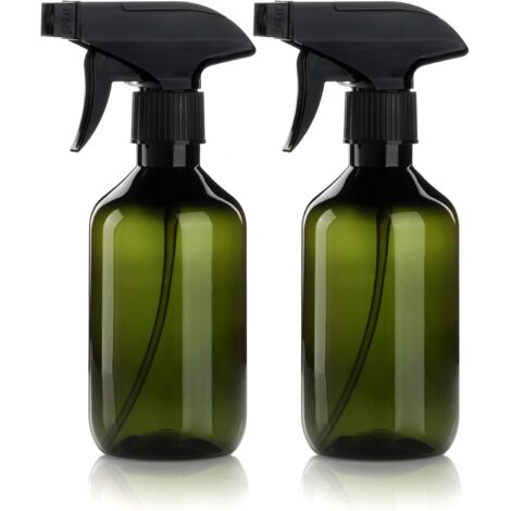 2 Flacons pulvérisateurs, 300ml, PET et PP, buse réglable, pour plantes et nettoyage