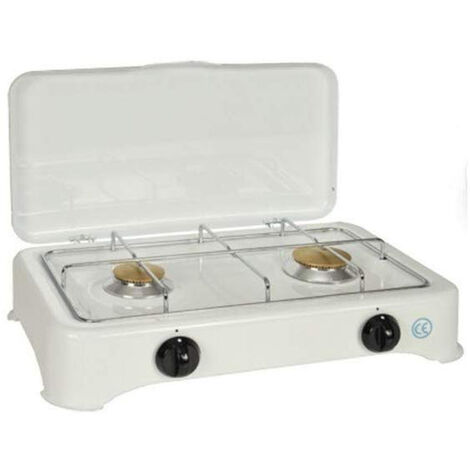 2-flammen-gasherd 3400w - Kitchen Chef - 5326c-1