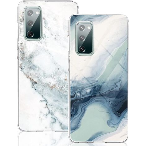 2 fundas para Samsung Galaxy S20 FE con efecto mármol