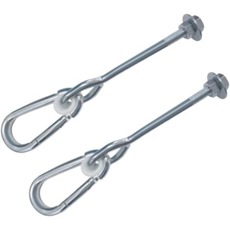 2 ganci per altalena da 160 mm, fibbia per altalena, accessori per altalena per bambini, gancio per altalena