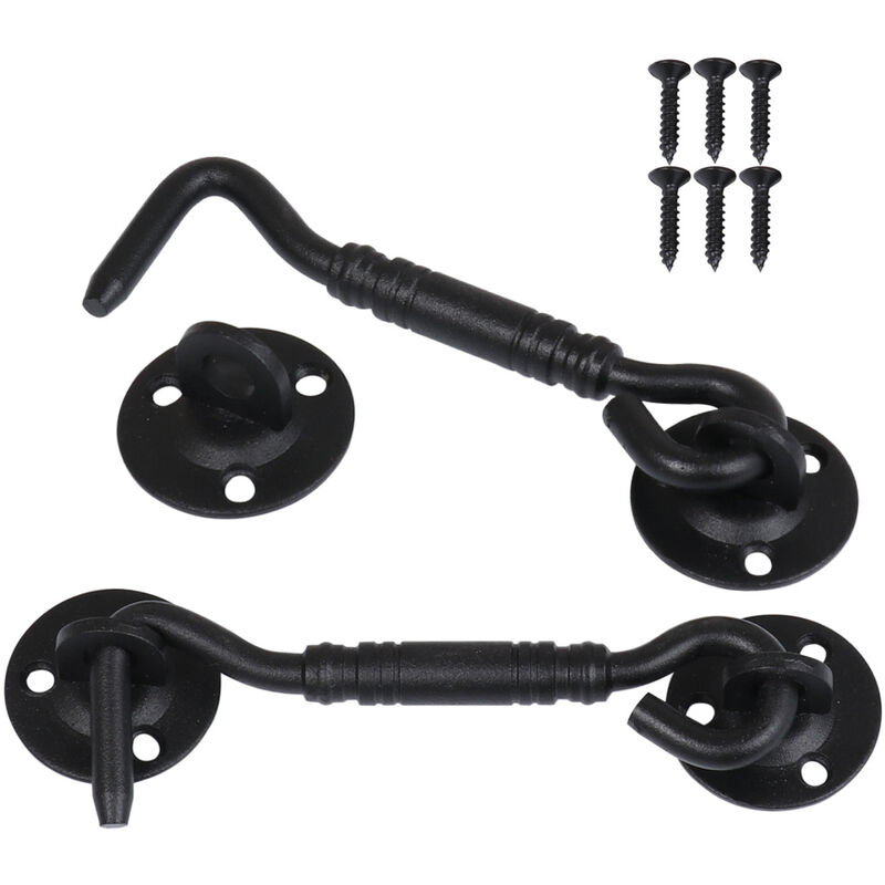 2 ganci vintage in acciaio inossidabile - BauZeit