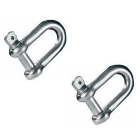 2 GRILLI DIRITTI IN ACCIAIO INOX 6 mm MAGGI GROUP