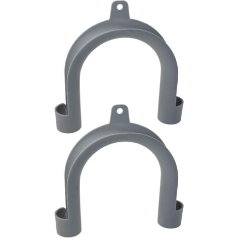 2 Haken für Waschmaschinen-Ablaufschlauch – U-Form