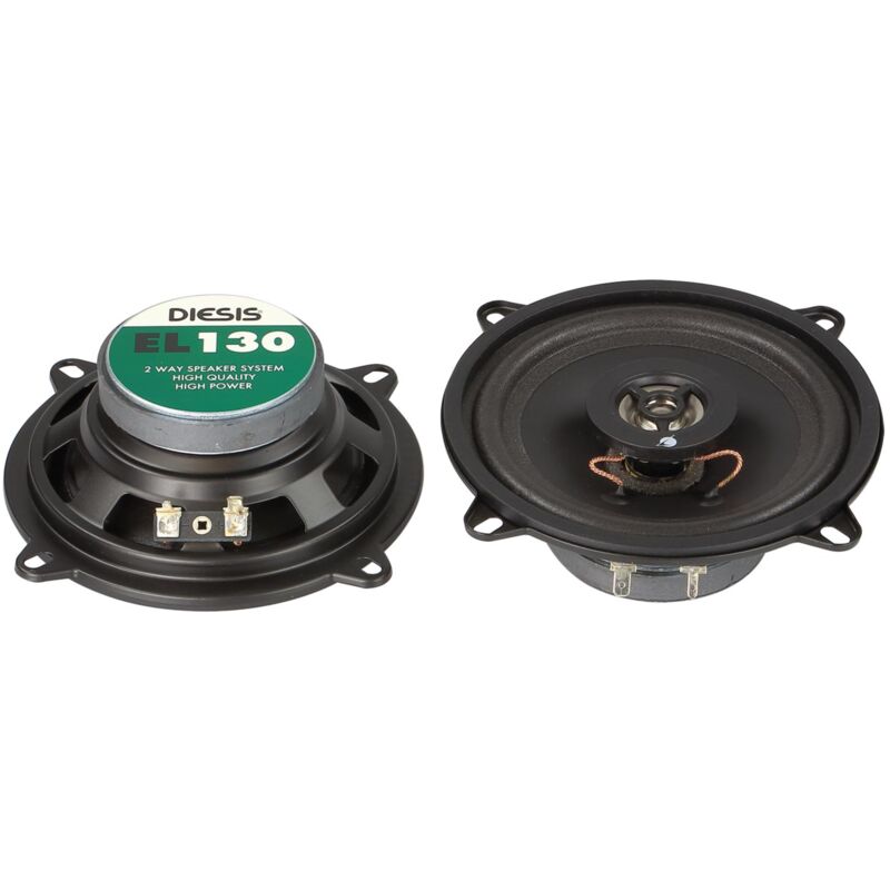 2 Haut-parleurs coaxiaux 2 voies 80W Max - 13cm