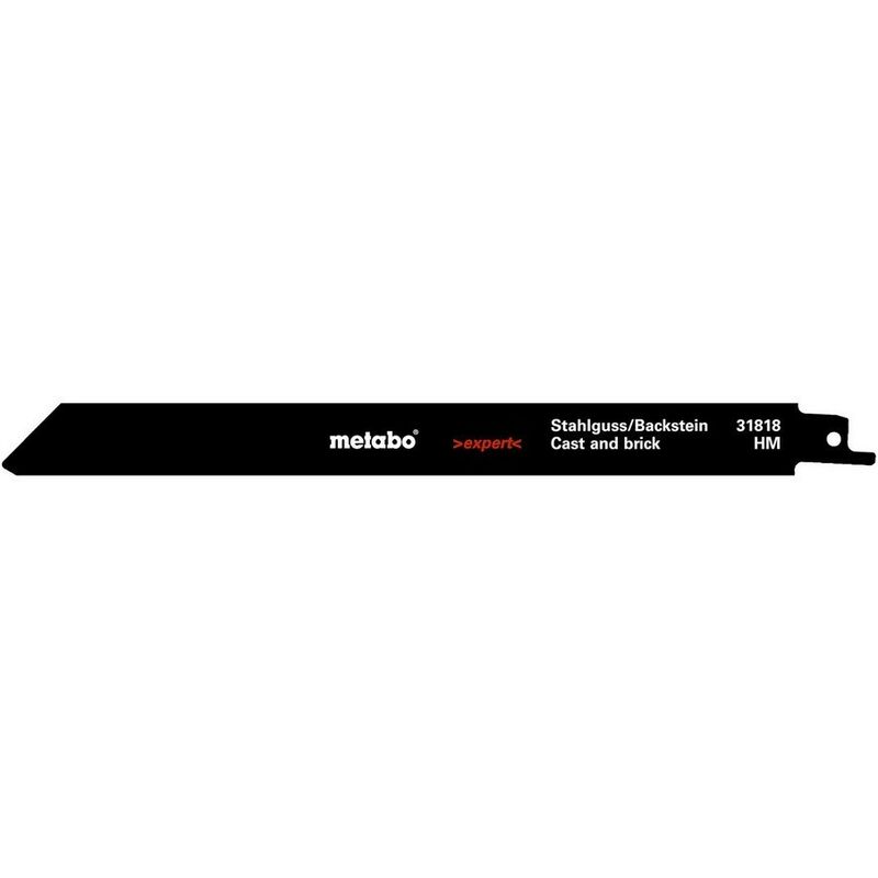 

Metabo - 631818000 Blister de 2 hojas de sierra de sable Tubos Acero Ladrillo Plástico Revestido MD 225x1,25 mm