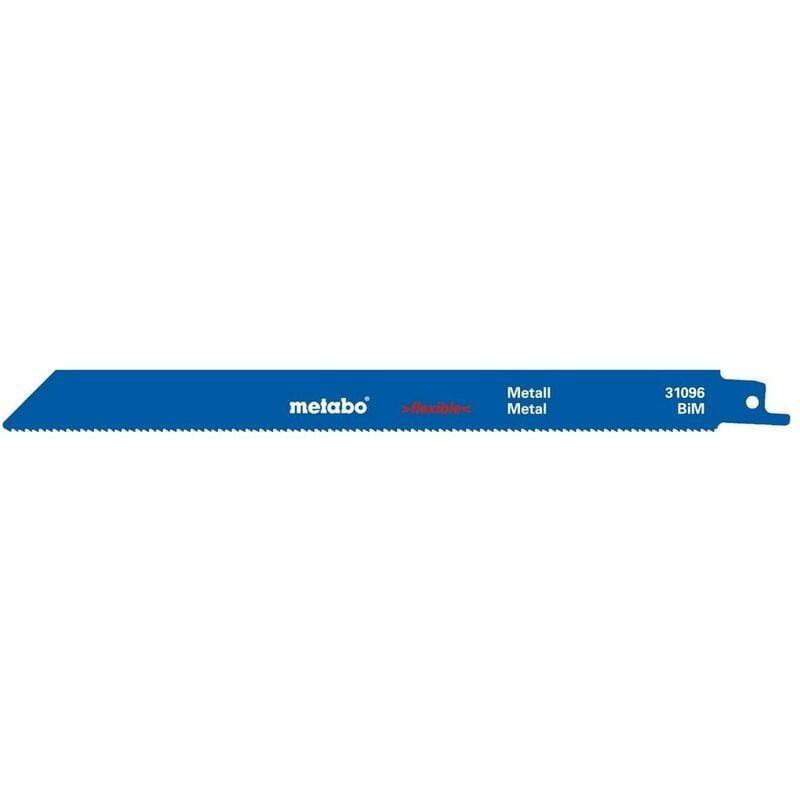 

Metabo - 631096000 Blister de 2 hojas de sierra de sable Chapas Perfiles Triscado Fresado BiM 225x0,9 mm