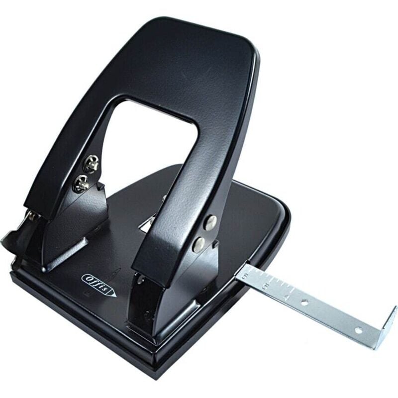 Offis 2 Hole Metal Punch 20-25 Sheet Black