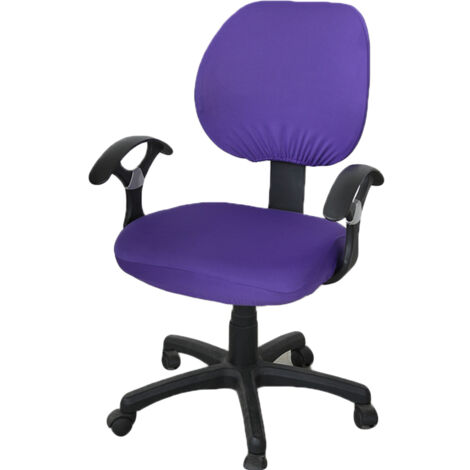 2 Housses de Protection Élastiques Universelles pour Fauteuils de Bureau et Sièges de Dessinateur