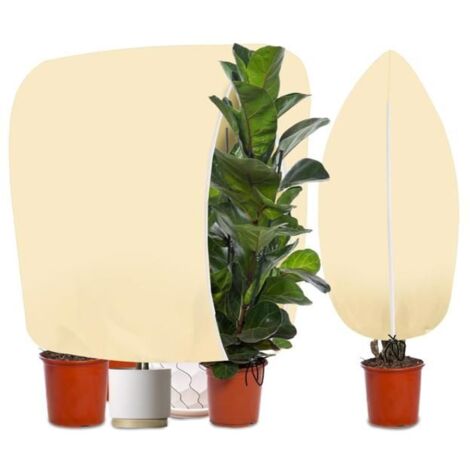 2 Housses d'Hivernage pour Plantes 120x180 cm, Voile de Protection contre le Froid