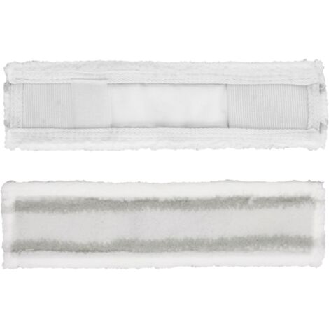 2 Housses Microfibre, Compatible Kärcher WV1 WV2 WV5, Accessoire Nettoyeur Vitres, Lavable Réutilisable, Maison Pro