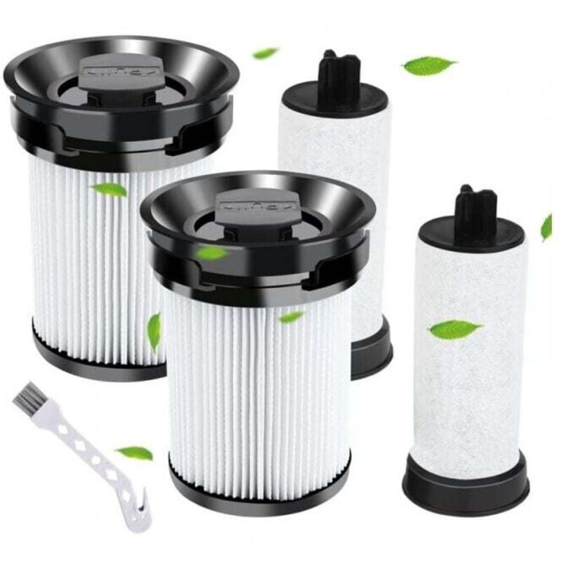Image of 2 filtros hx fsf para aspiradoras Miele Triflex HX1 Facelift y HX2, repuestos de filtros