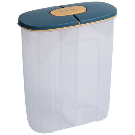 2-in-1 cereal container with lid, 2.5 l, leak-proof, leak-proof, dry plastic
