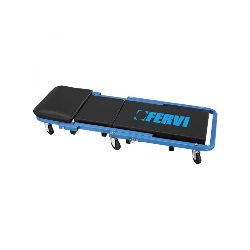 Fervi - 0645/SS Undercar tabouret trolley 2 en 1