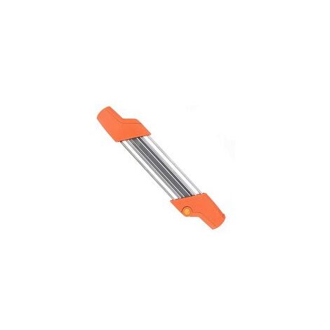 2-in-1 Easy File 3/8"/4,0 mm Kettensägen-Kettenschärfer, schnelles Kettensägen-Schärfset mit Griffen, passend für Chiansaw-Marken mit 3/8" Pitch
