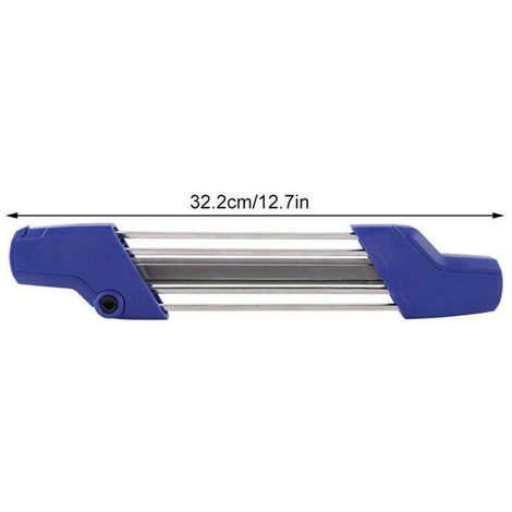 main image of "2 in 1 Easy File Blue Chainsaw Easy File Sharpener Chain Grinding Tool Sharpening 0.325 "4.8mm for Stihl"