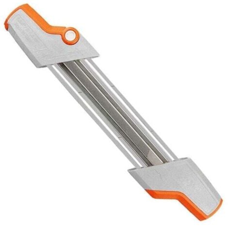 ANDYOU 2-in-1-Feilenhalter für 0,325 Ø 4,8 mm Kettensägenkette – weiß